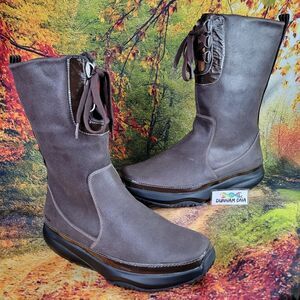 MBT SWISS WIA HIGH BROWN  Leather Women's 11-11.5 EU42 Like New